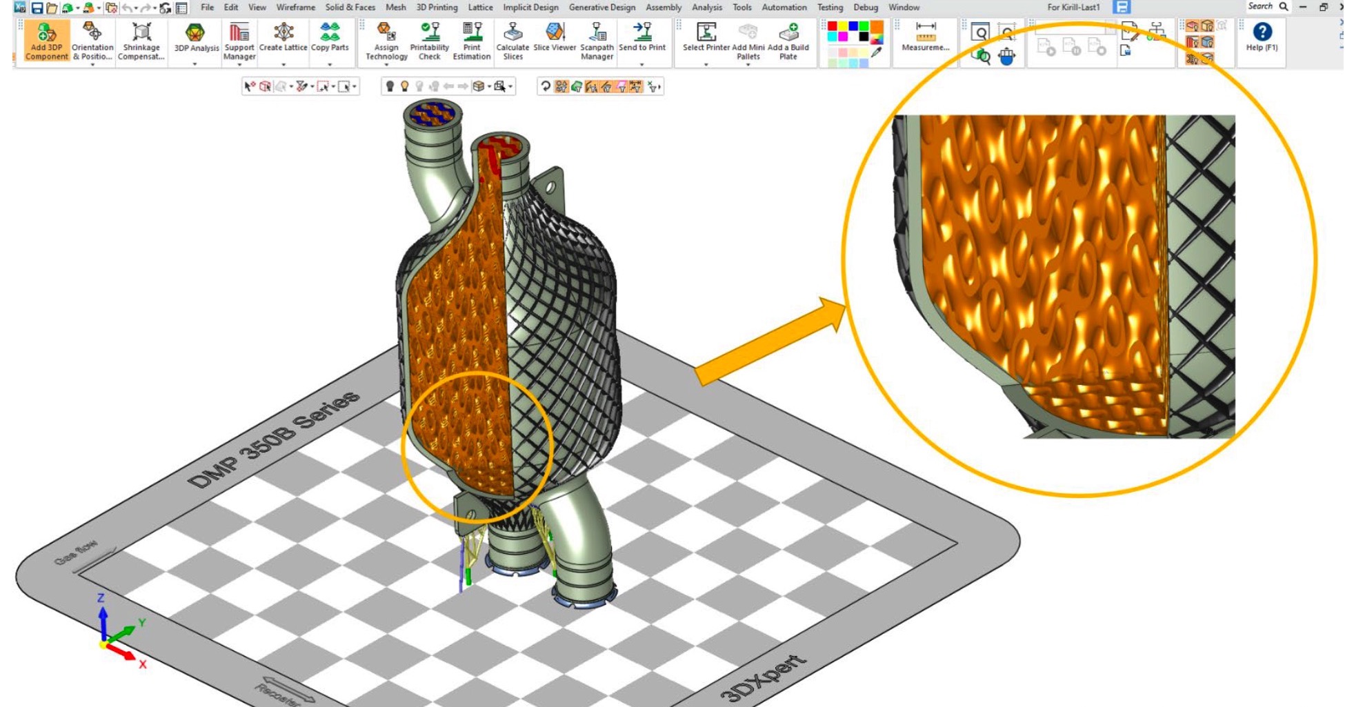 3DXpert采用隐式建模设计的热交换器-1